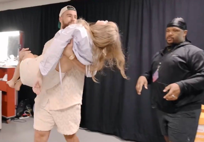 Taylor Swift and Travis Kelce